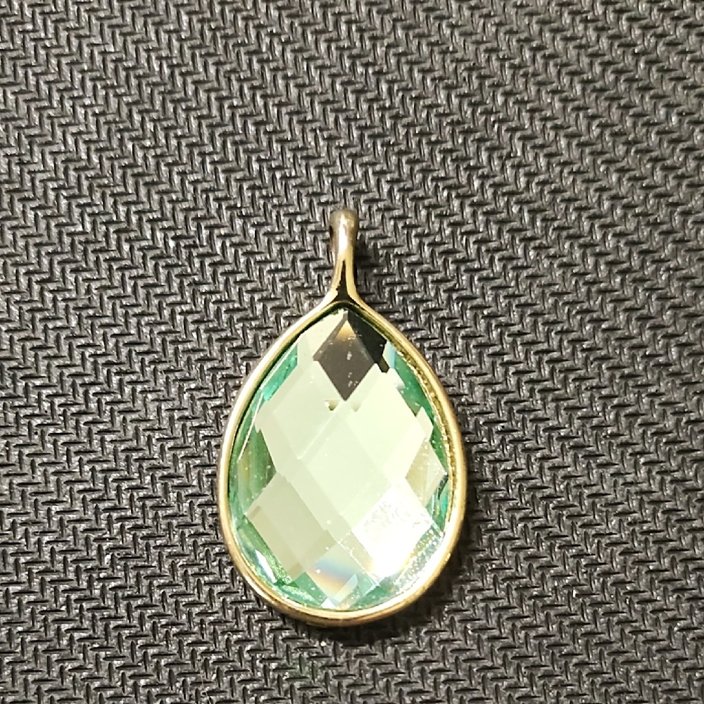 Beautiful Topaz Teardrop Pendant